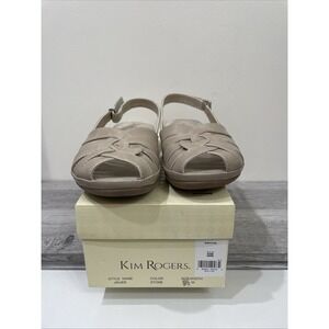 Kim Rogers Jinjer‎ Stone 9 1/2 M sandals Hook And Loop Adjustable Closure